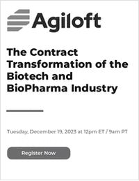 The Contract Transformation of the Biotech and BioPharma Industry