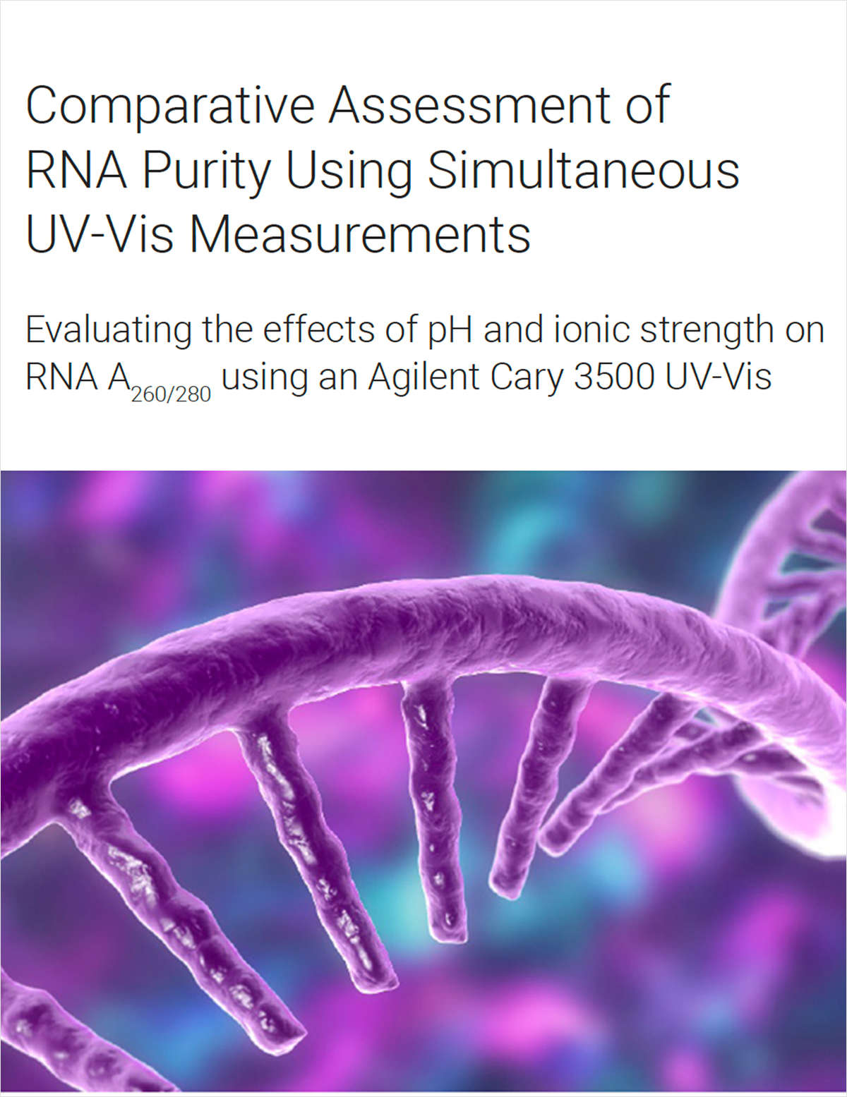 Evaluating RNA Purity