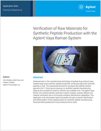 Verifying Raw Materials for Synthetic Peptide Manufacturing