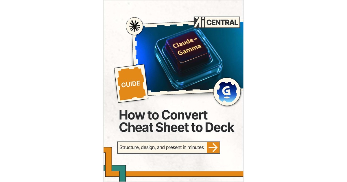 Turn Notes into AI Slide Decks with ChatGPT and Gamma