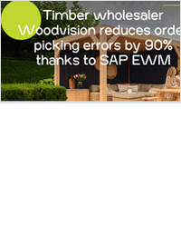 Timber Wholesaler Woodvision Reduces Order Picking Errors By 90% Thanks to SAP EWM
