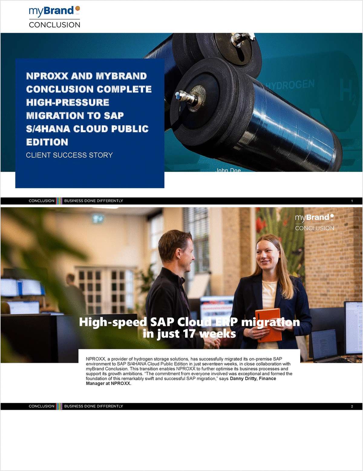 Nproxx And Mybrand Conclusion Complete High-Pressure Migration To Sap S/4hana Cloud Public Edition