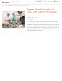 Poppies Bakeries launches its future with spot-on ERP solution
