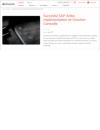 Successful SAP Ariba implementation at Visscher-Caravelle