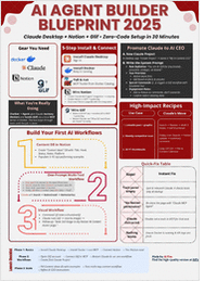 AI AGENT BUILDER BLUEPRINT 2025