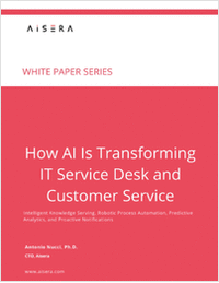 How AI Is Transforming IT Service Desk and Customer Service