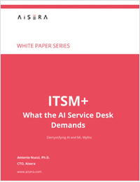 ITSM+ What the AI Service Desk Demands