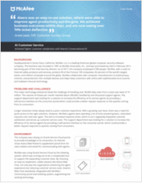 Case Study: McAfee Boosts Customer Satisfaction with Self-Service Automation