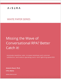 Missing the Wave of Conversational RPA? Better Catch It!
