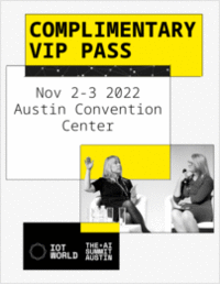Complimentary Pass for the AI Summit & IoT World Austin