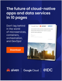 Accelerate Data-Driven Innovation and Developer Productivity with Cloud-Native Data Services