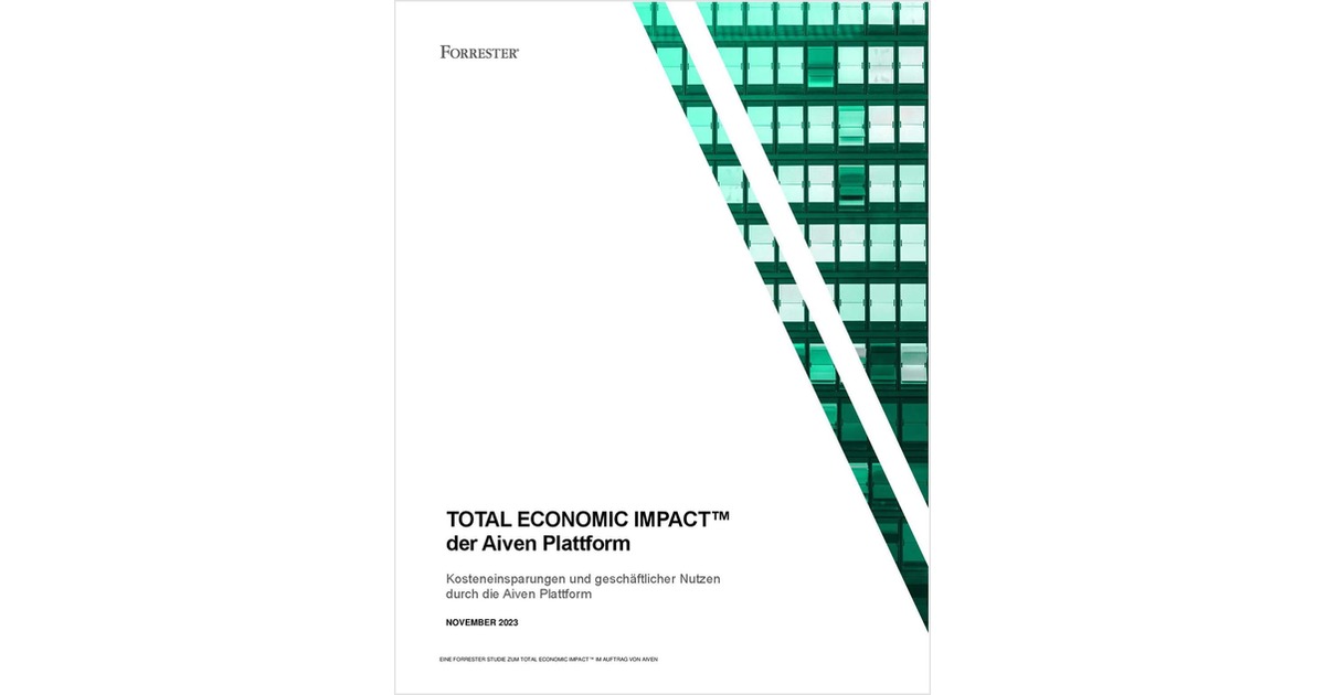 Total Economic Impact™ der Aiven Plattform Free White Paper