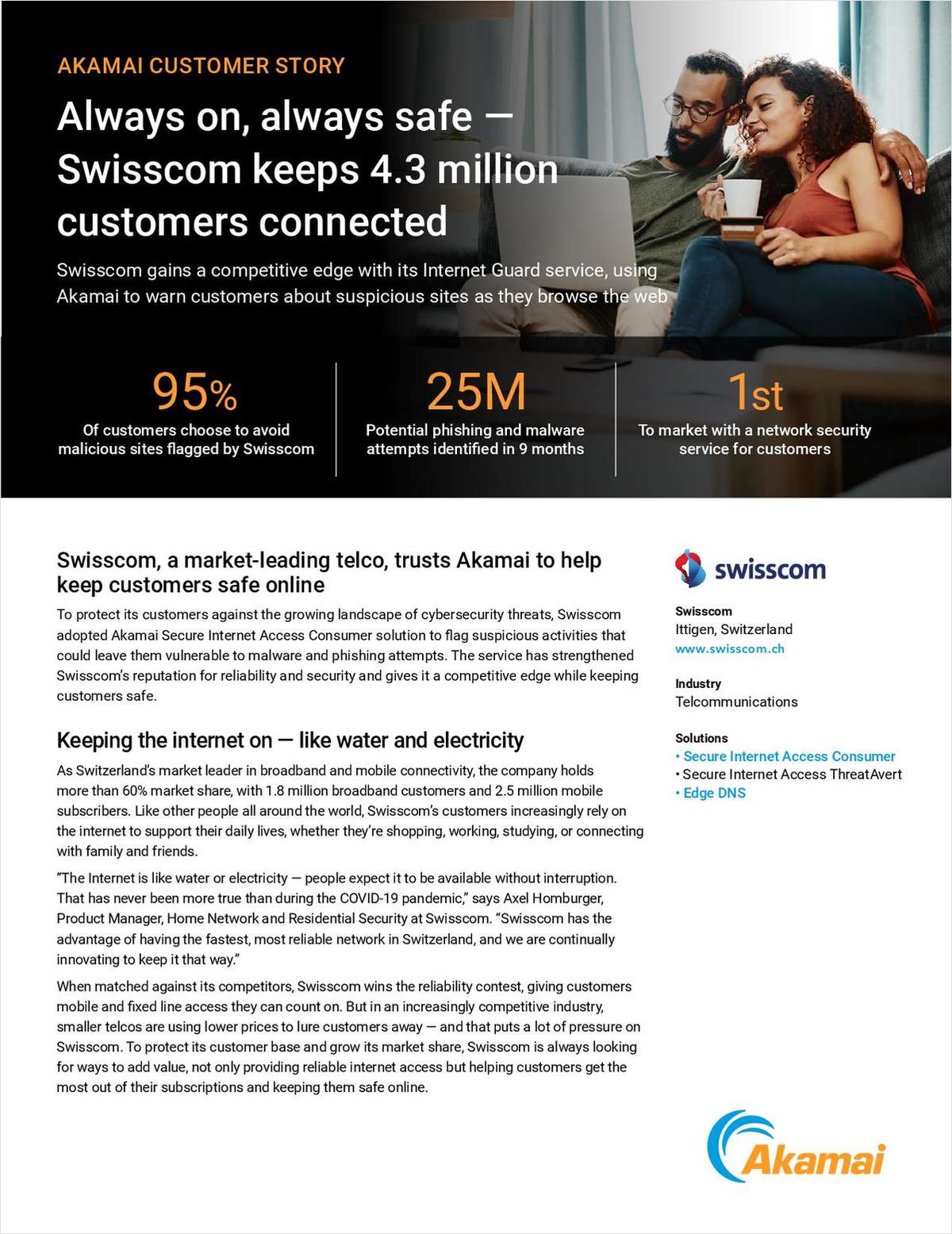 Akamai Customer Story -- Swisscom