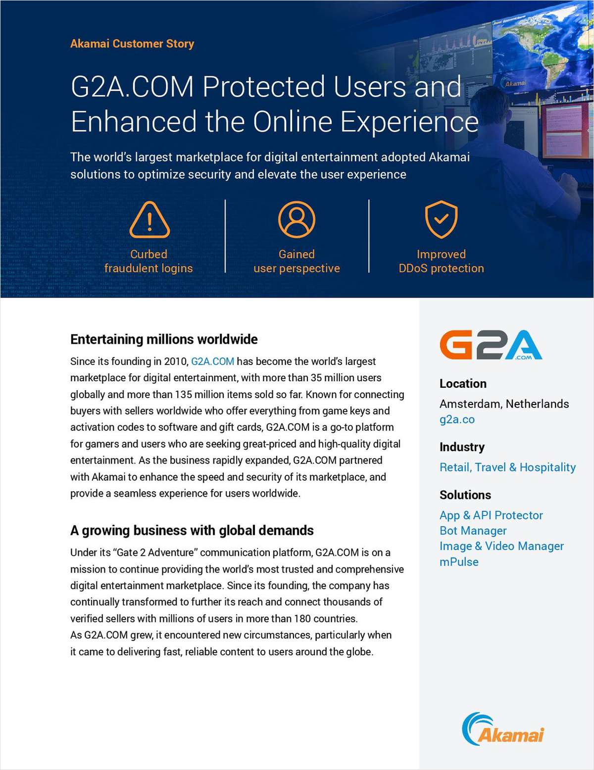 Learn how G2A.COM protected users and enhanced the online experience