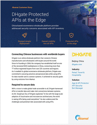 Learn how DHgate protected APIs at the edge