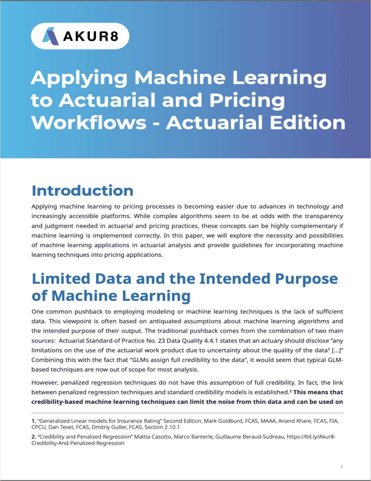 Applying Machine Learning to Actuarial and Pricing Workflows - Actuarial Edition