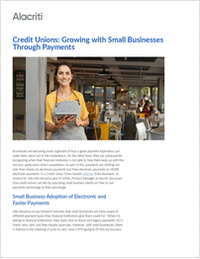 Credit Unions: Growing with Small Businesses Through Payments