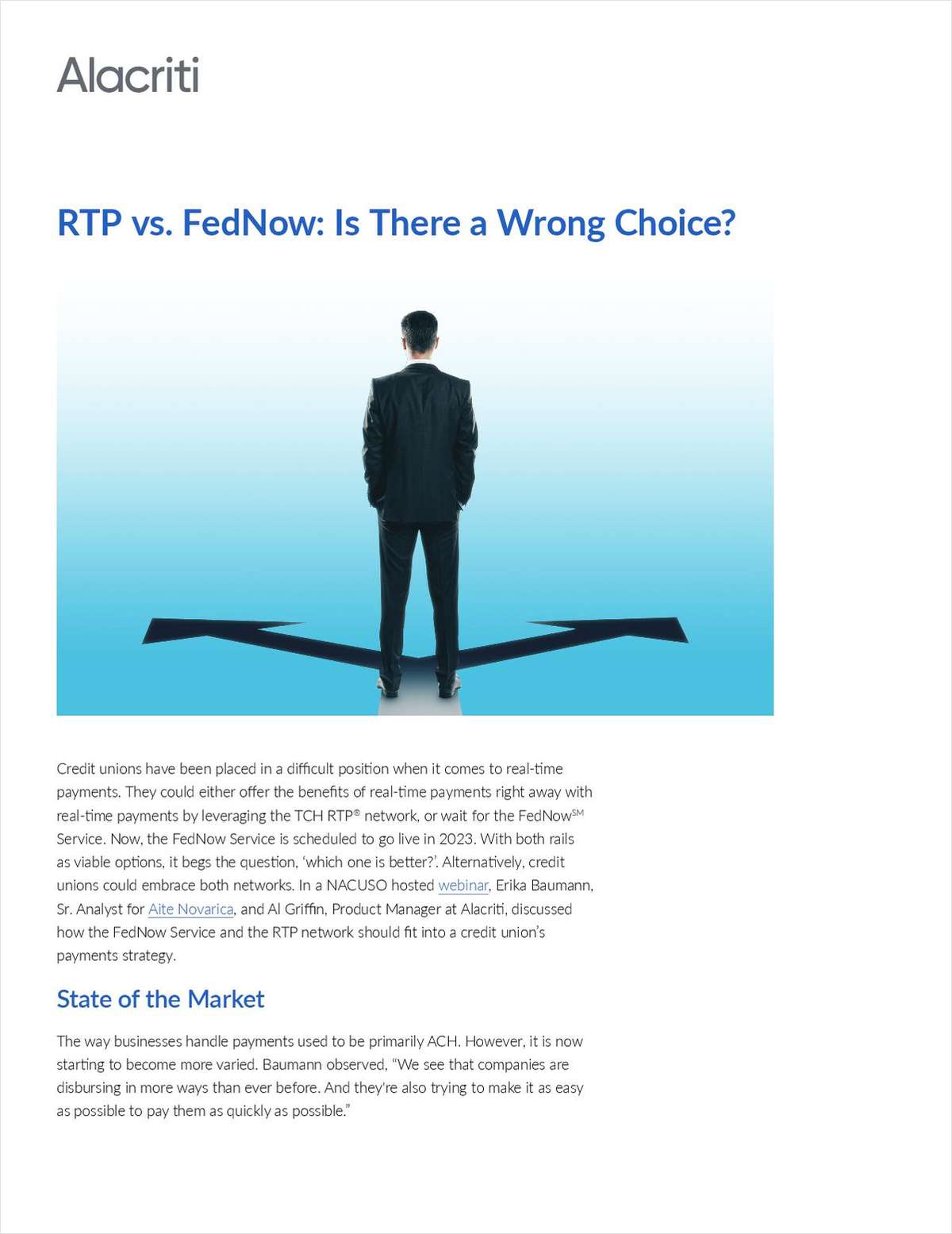 RTP vs. FedNow: Is There a Wrong Choice?