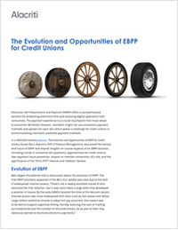 The Evolution and Opportunities of EBPP for Credit Unions