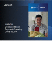 IHMVCU Decreased Loan Payment Operating Costs by 25%