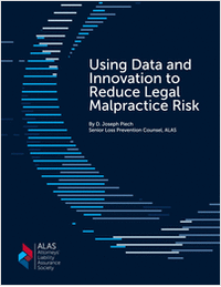 Using Data and Innovation to Reduce Legal Malpractice Risk