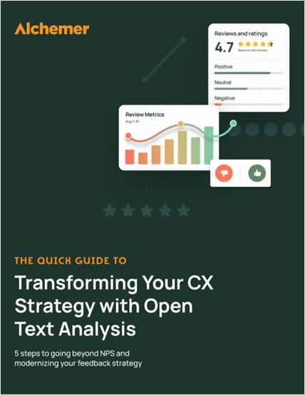 The Quick Guide to Transforming Your CX Strategy with Open Text Analysis