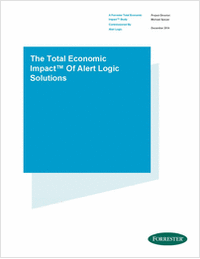 Forrester Total Economic Impact™ Study of The True Cost of Security: In-House vs Alert Logic  Solutions