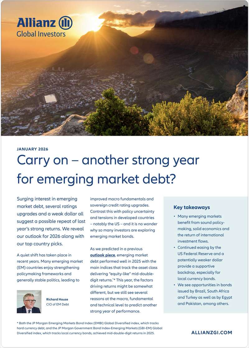 Carry on -- another strong year for emerging market debt?