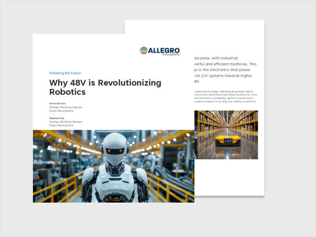 Why 48V is Revolutionizing Robotics