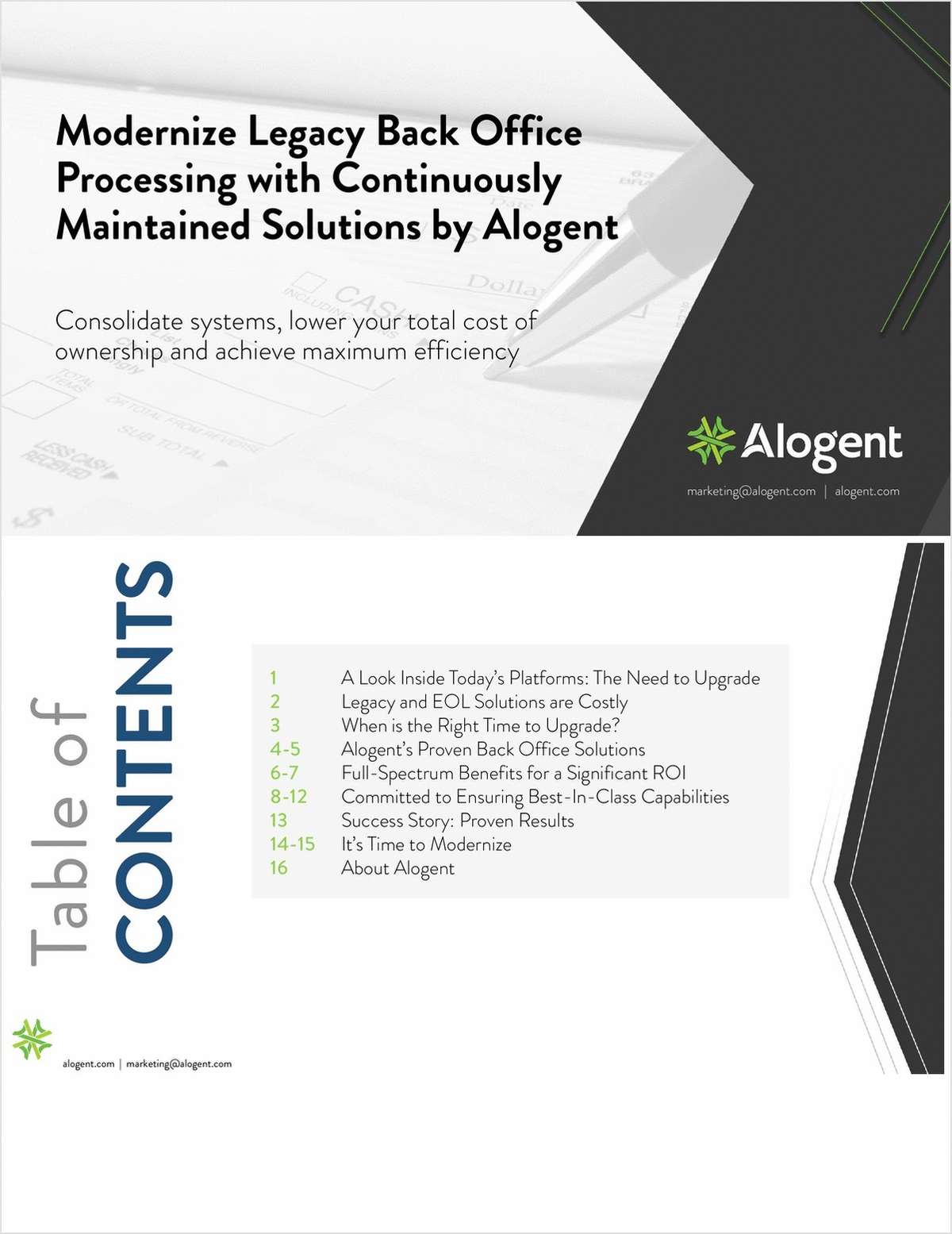 Modernize Legacy Back Office Processing With Continuously Maintained Solutions