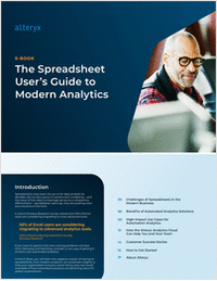 Spreadsheet User's Guide to Modern Analytics