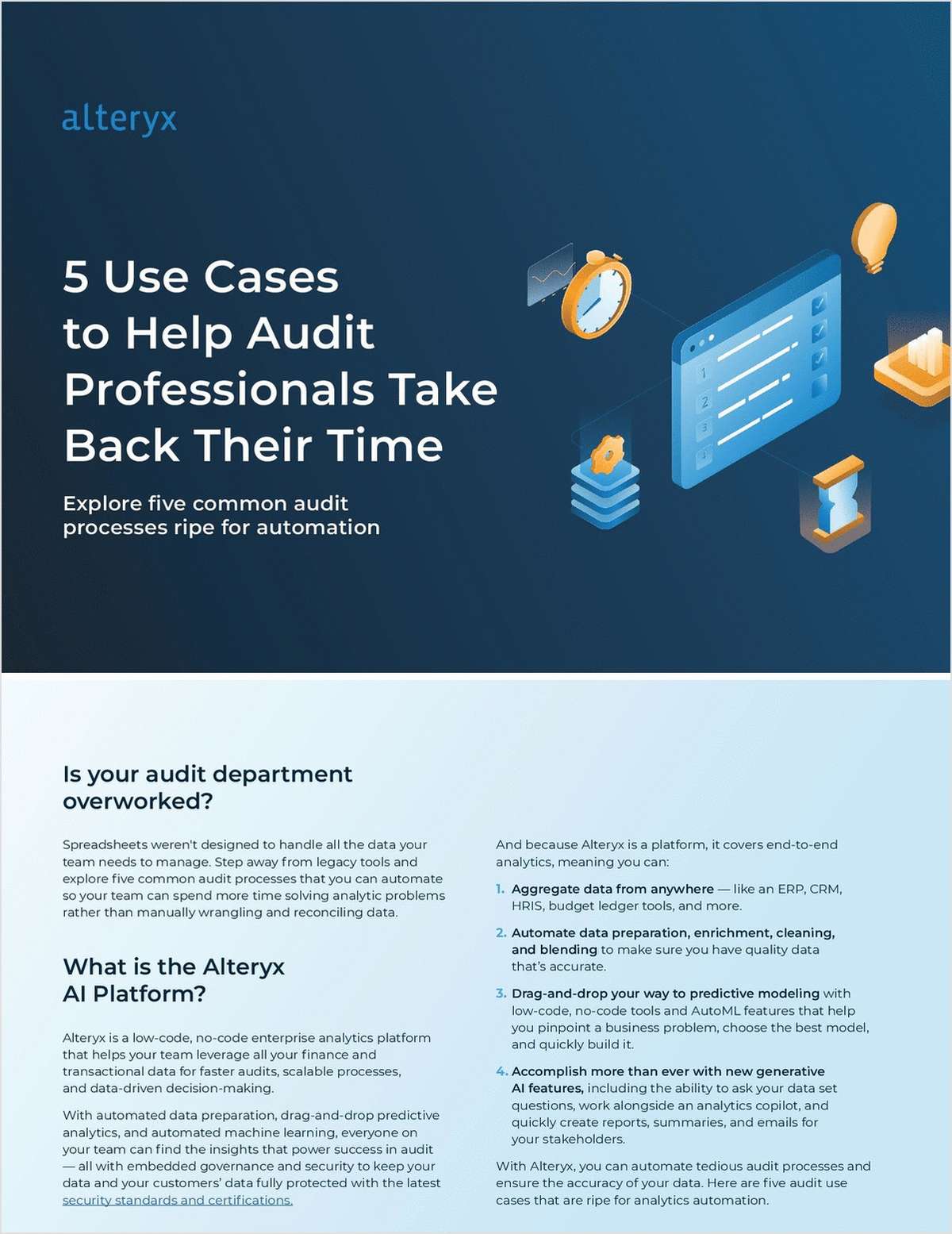 5 Use Cases for Audit Professionals Take Back Their Time