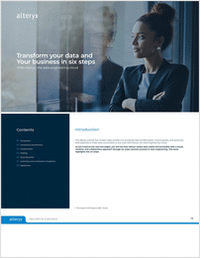 Transform Your Data and Your Business in Six Steps with Designer Cloud