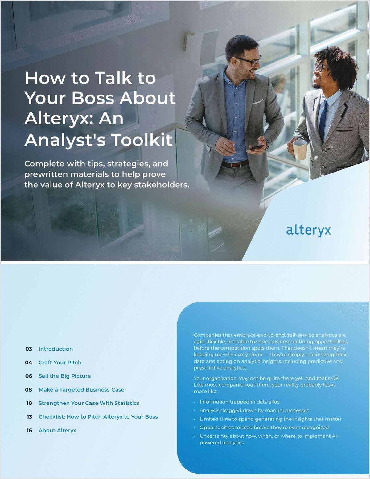 How to Talk to Your Boss About Alteryx: An Analyst's Toolkit