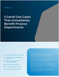 3 GenAI Use Cases that Benefit Finance