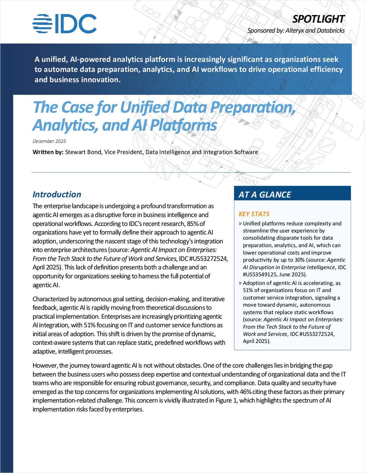 Unlocking agentic AI: The case for unified data platforms