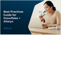 Best Practices Guide for Snowflake + Alteryx