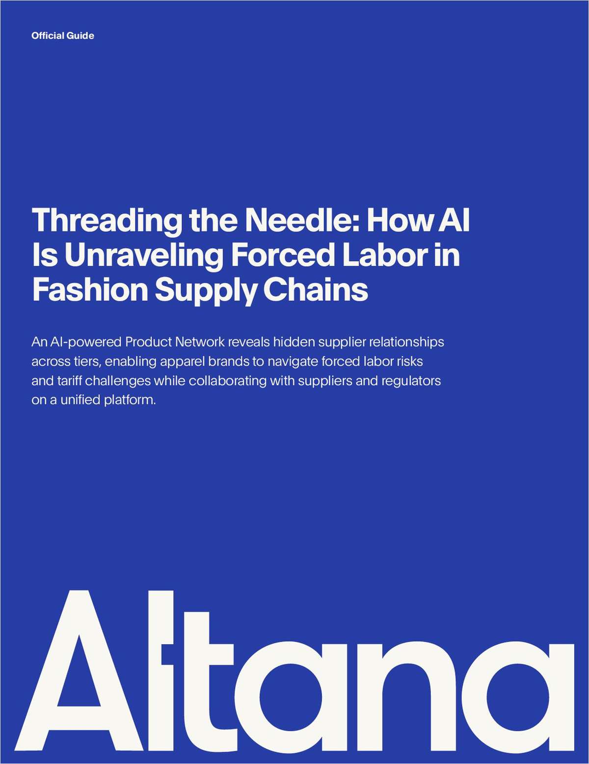 Apparel AI Guide: Navigate Forced Labor Risks and Tariff Shocks
