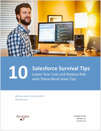 10 Salesforce Survival Tips