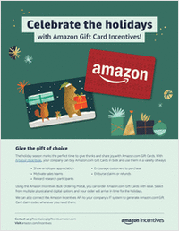 Celebrate the Holidays with Amazon Gift Card Incentives! (US)
