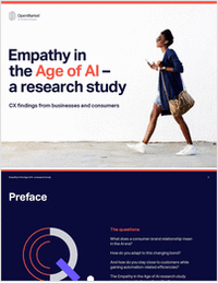 Empathy in the Age of AI -- CX Findings from Businesses and Consumers