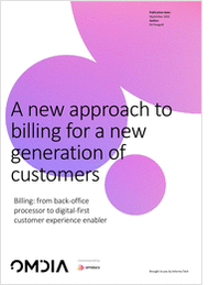 A new approach to billing for a new generation of customers