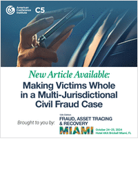 Making Victims Whole in a Multi-Jurisdictional Civil Fraud Case