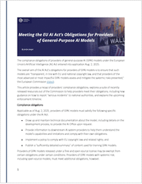 Stay compliant, stay competitive under the EU's new AI rules