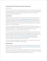 Liberty Mutual and BofA Securities: Two Declinations, Many Lessons