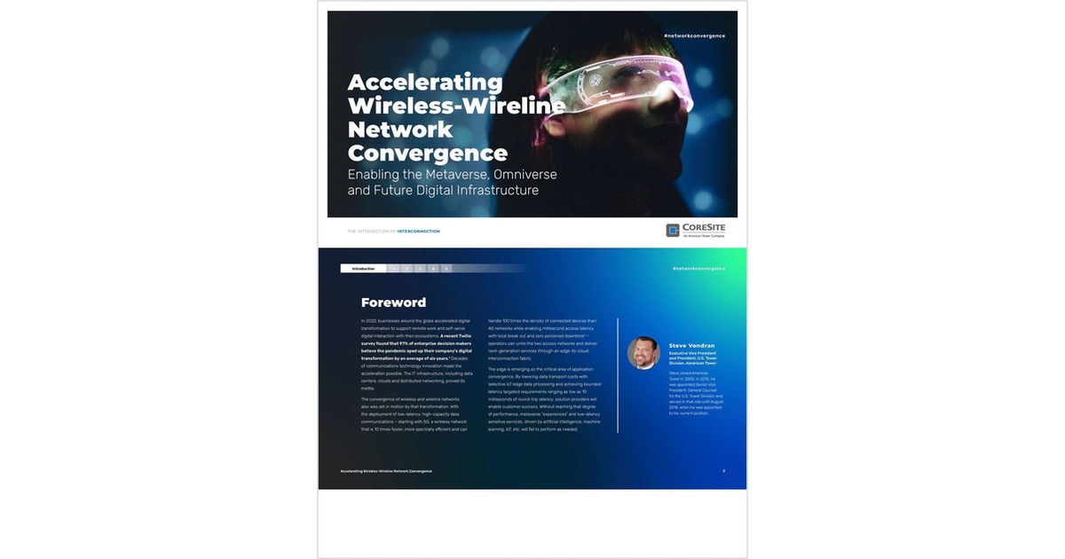 Accelerating wireless-wireline network convergence