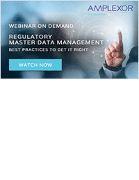 Regulatory Master Data Management -- Best Practices to Get it Right