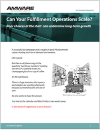 Can Your Fulfillment Operation Scale?