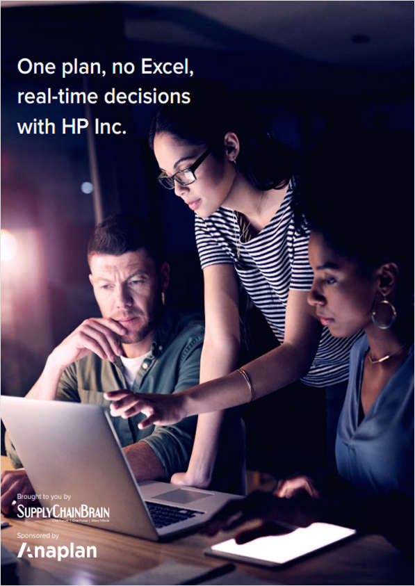 One plan, no Excel, real-time decisions with HP Inc.