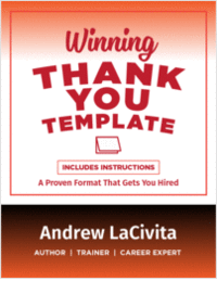 The Winning Thank You Template